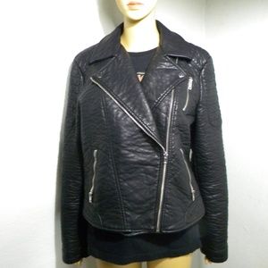 American Eagle Outfitters Blk Faux Leather Jacket